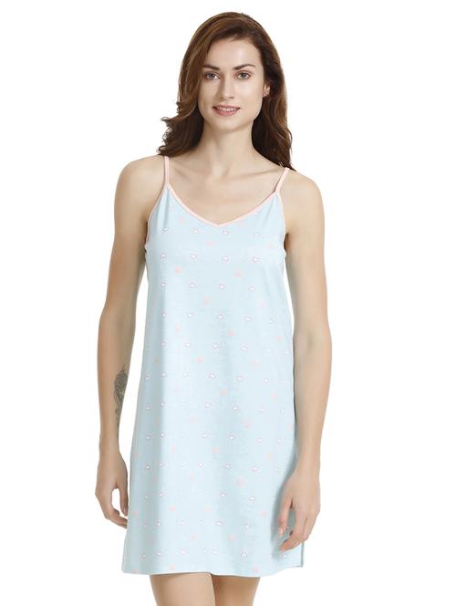 piping detail heart print sleepshirt - 15872686 -  Standard Image - 0