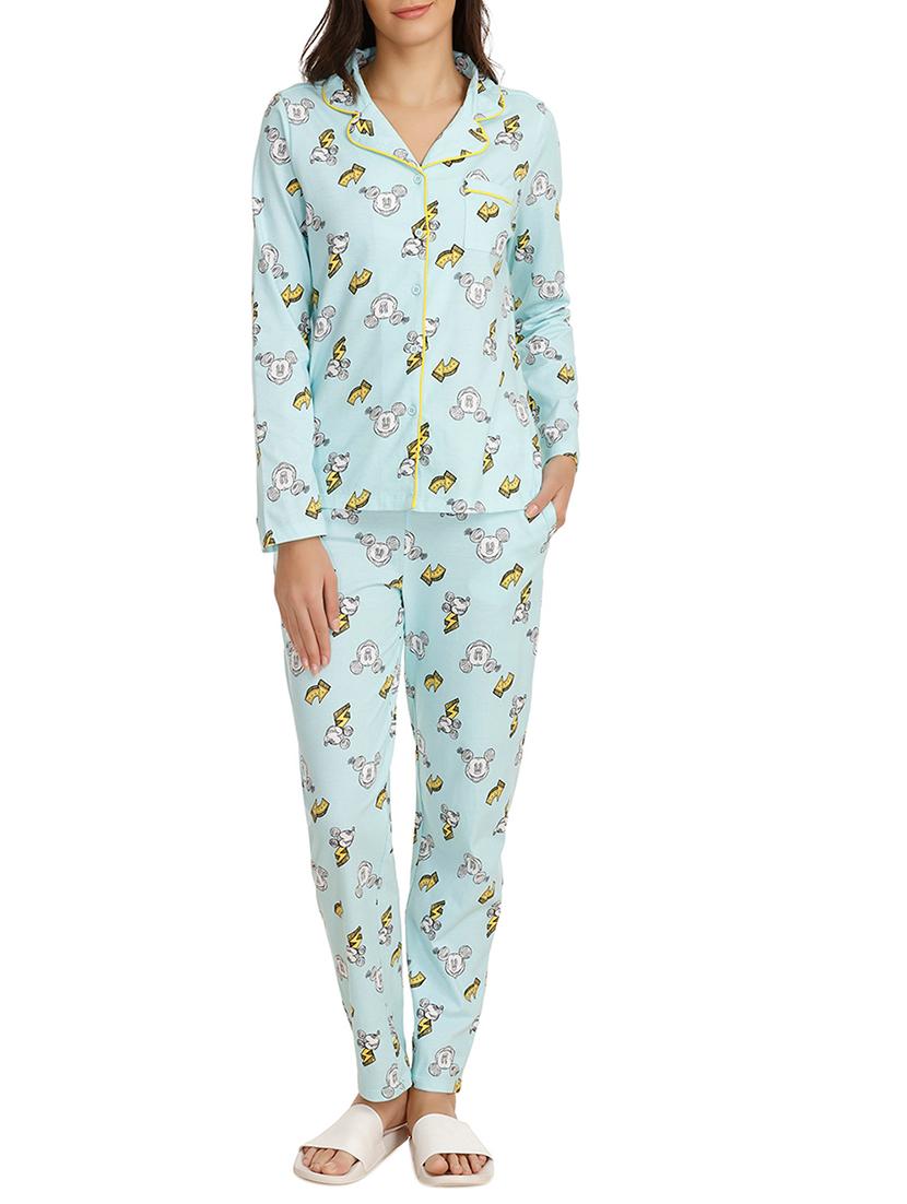 quirky print nightwear pajama set - 15873079 - Zoom Image - 0