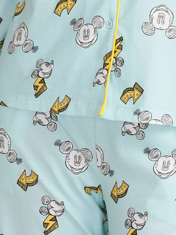 quirky print nightwear pajama set - 15873079 - Standard Image - 3