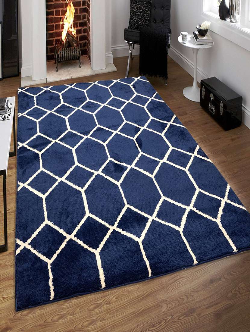 soft touch microfiber floor carpet 4x6ft (120x180 cm), grey - 15875109 - Zoom Image - 0