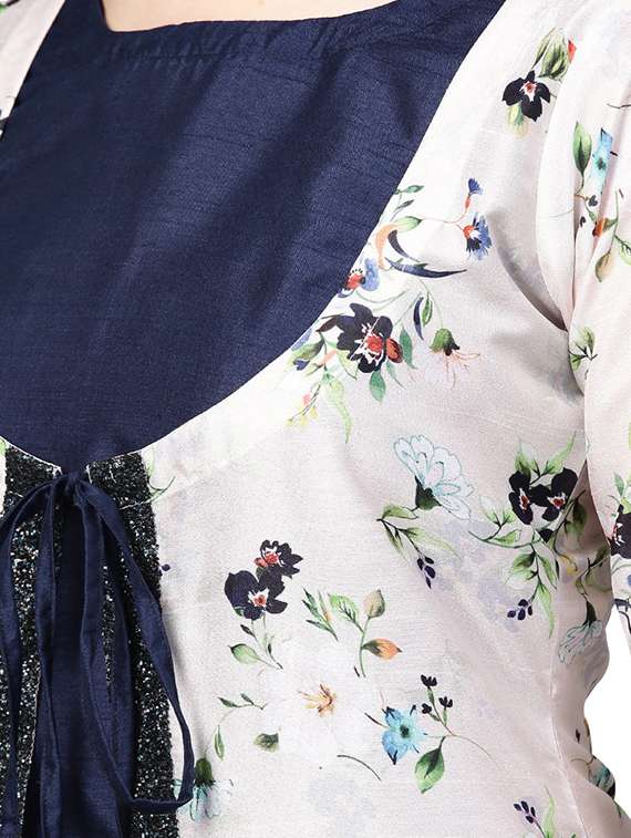 layered printed kurta - 15875894 -  Standard Image - 3