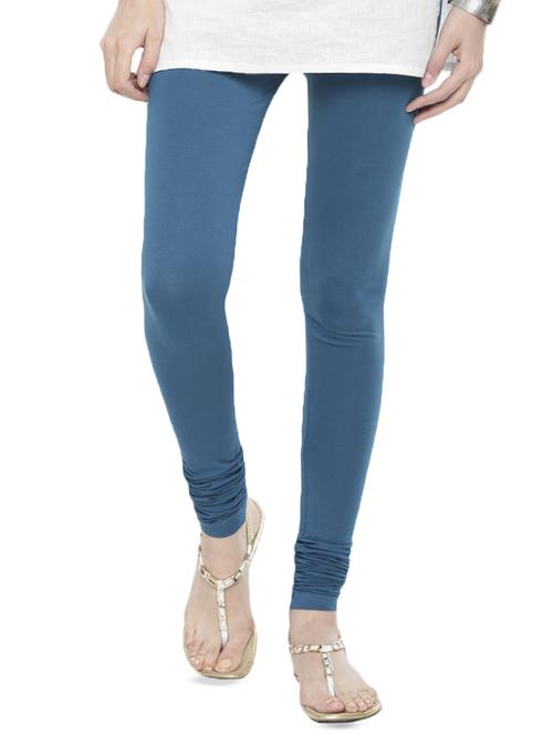 solid lycra churidar - 15877242 - Standard Image - 0