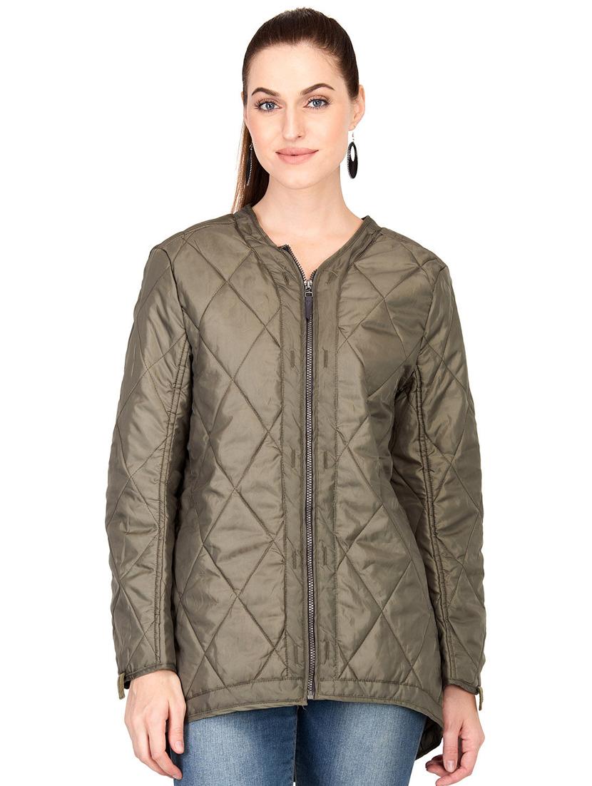 zip up quilted jacket - 15878694 -  Zoom Image - 0