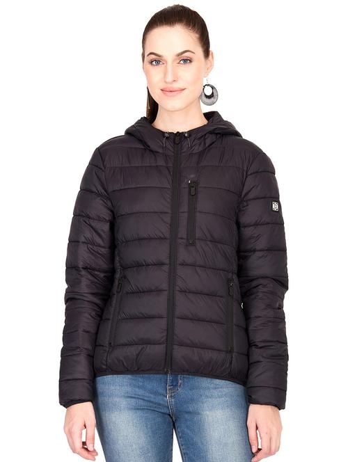 hooded neck puffer jacket - 15878703 -  Standard Image - 0