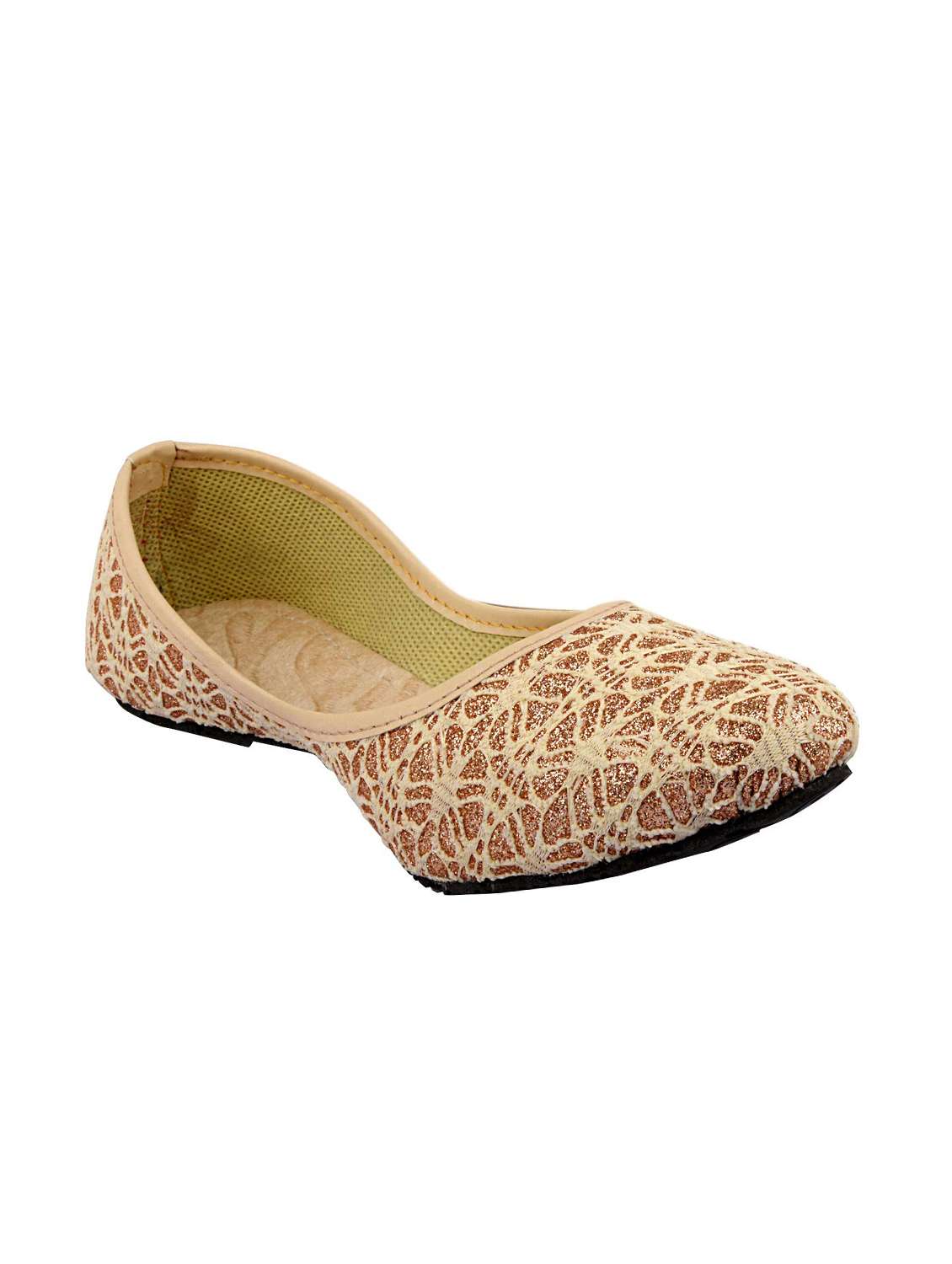 gold slip on jutis