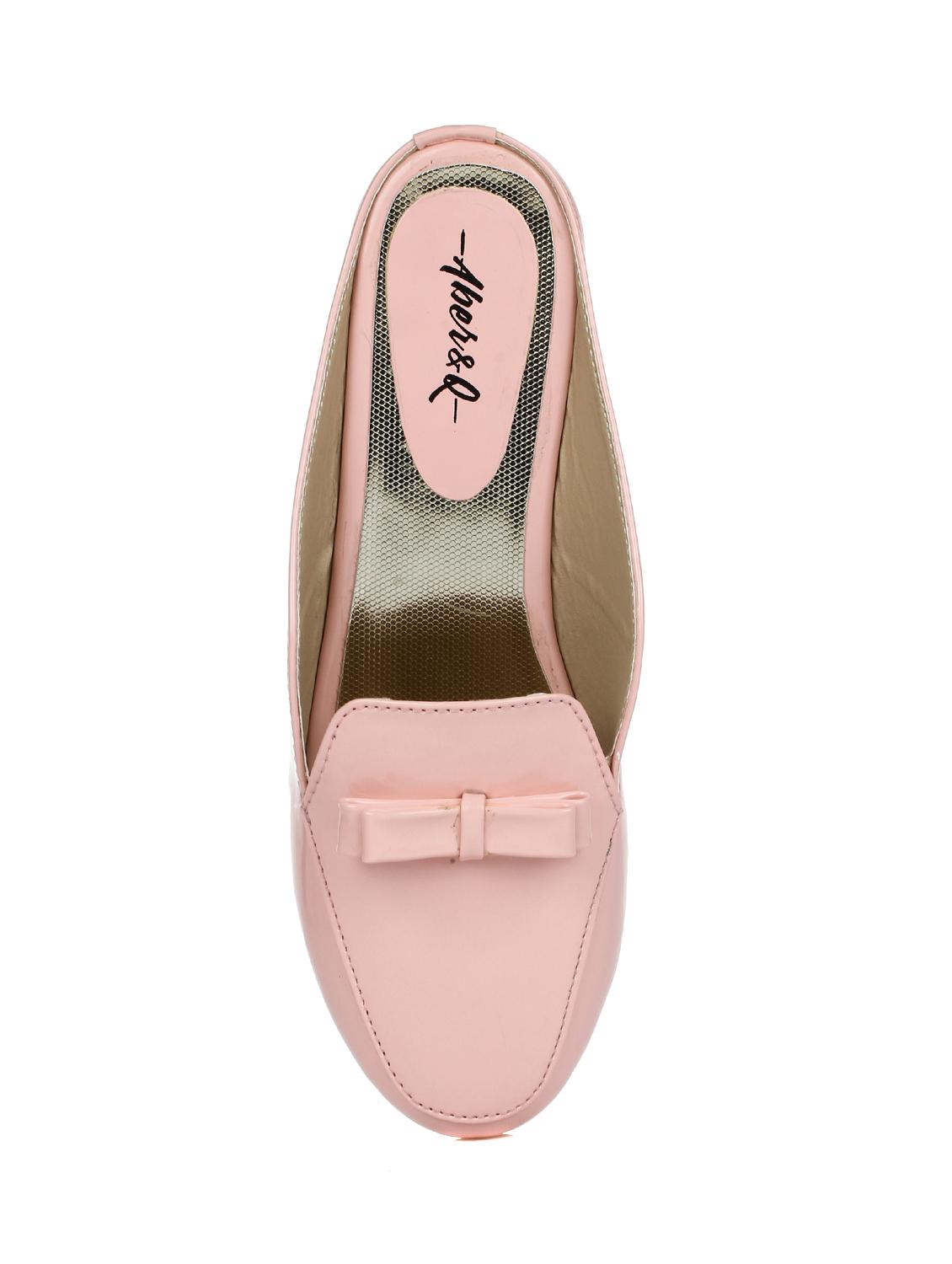pink slip on mules - 15881100 - Standard Image - 3