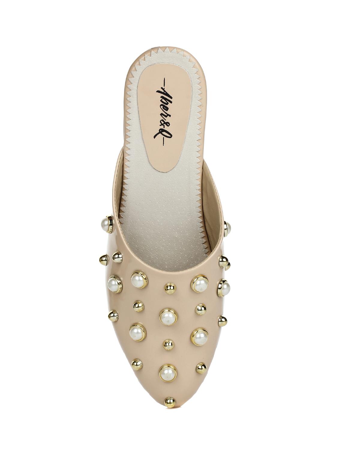 beige slip on mules - 15881106 - Standard Image - 3