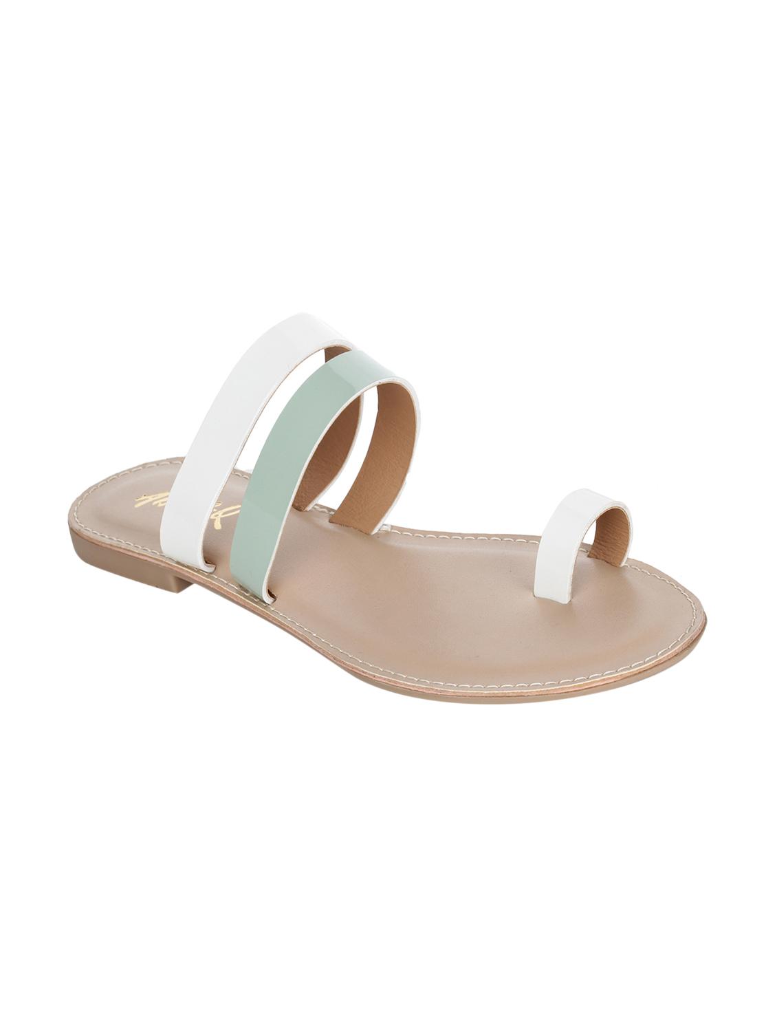 multi colored one toe sandals - 15881111 - Zoom Image - 0