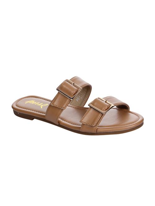 tan slip on sandals - 15881129 -  Standard Image - 0