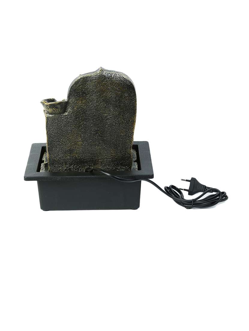 golden ganesh hand sculpted indoor water fountain with light - 15881916 -  Standard Image - 3