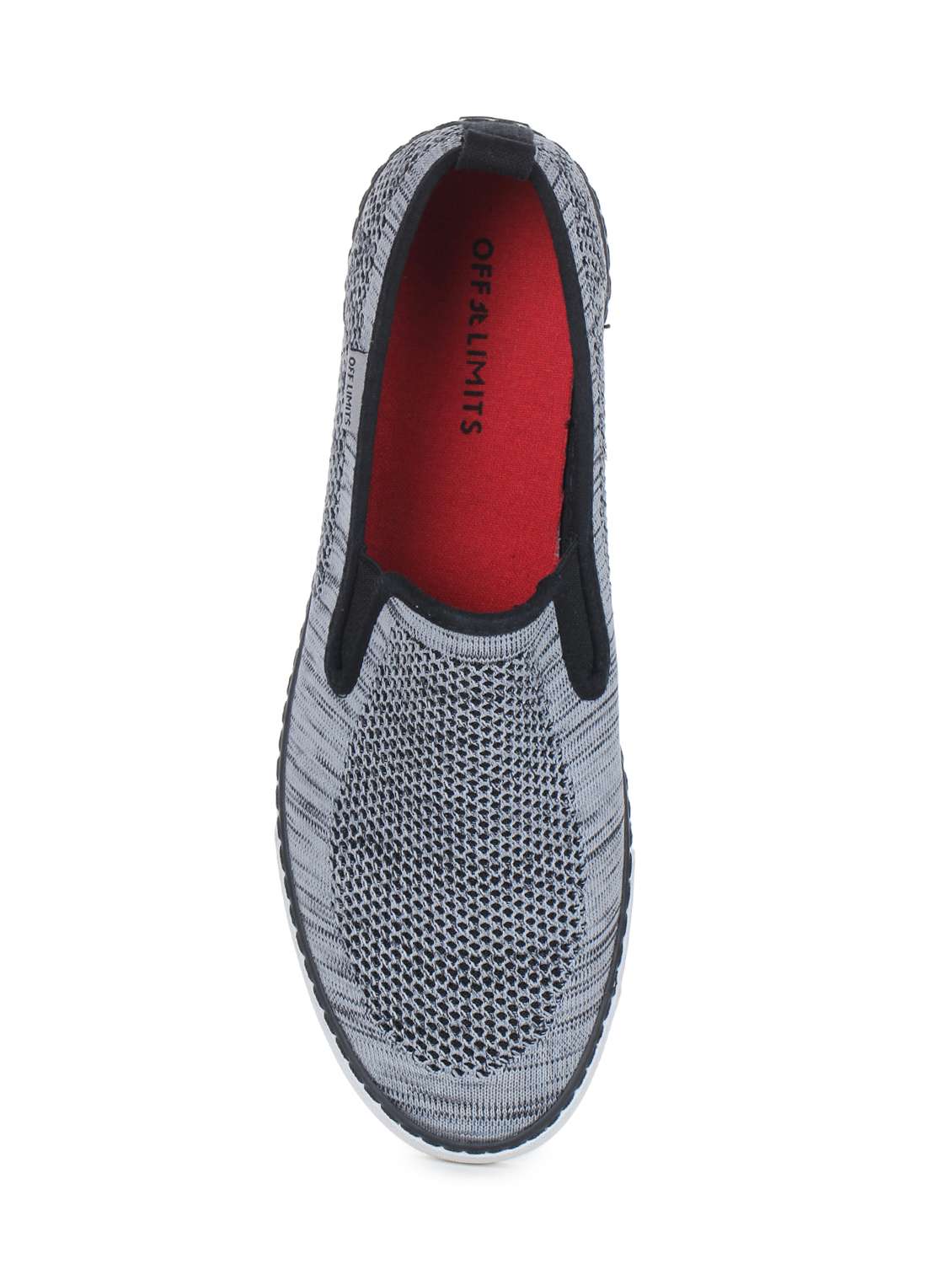 grey mesh casual slip ons - 15883134 -  Standard Image - 3