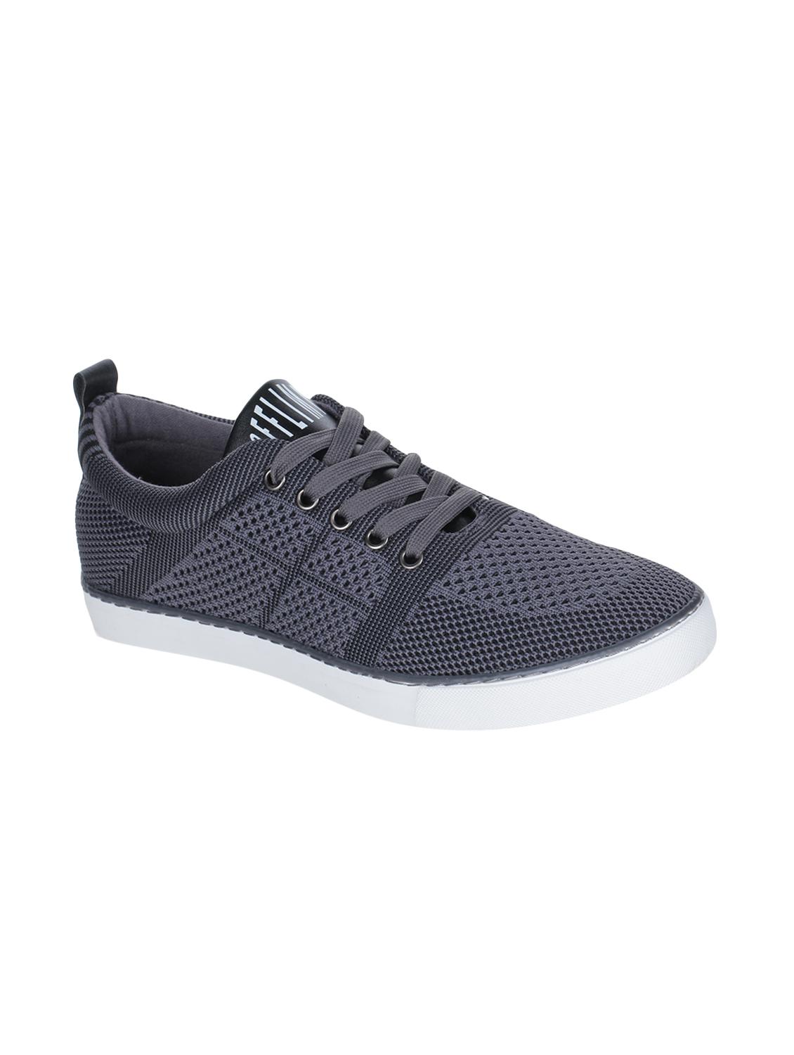 grey mesh lace up sneakers - 15883136 -  Zoom Image - 0