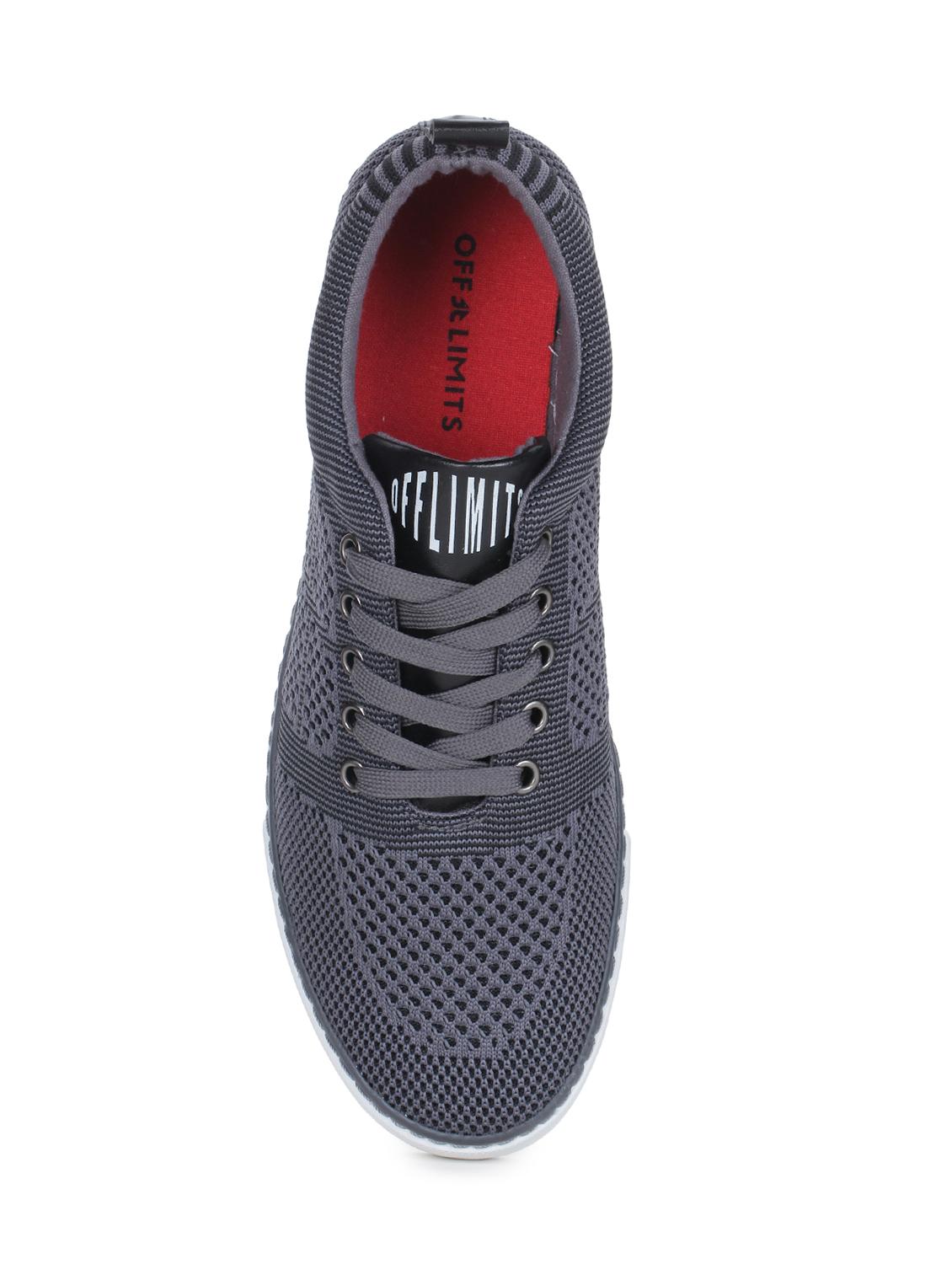 grey mesh lace up sneakers - 15883136 -  Standard Image - 3