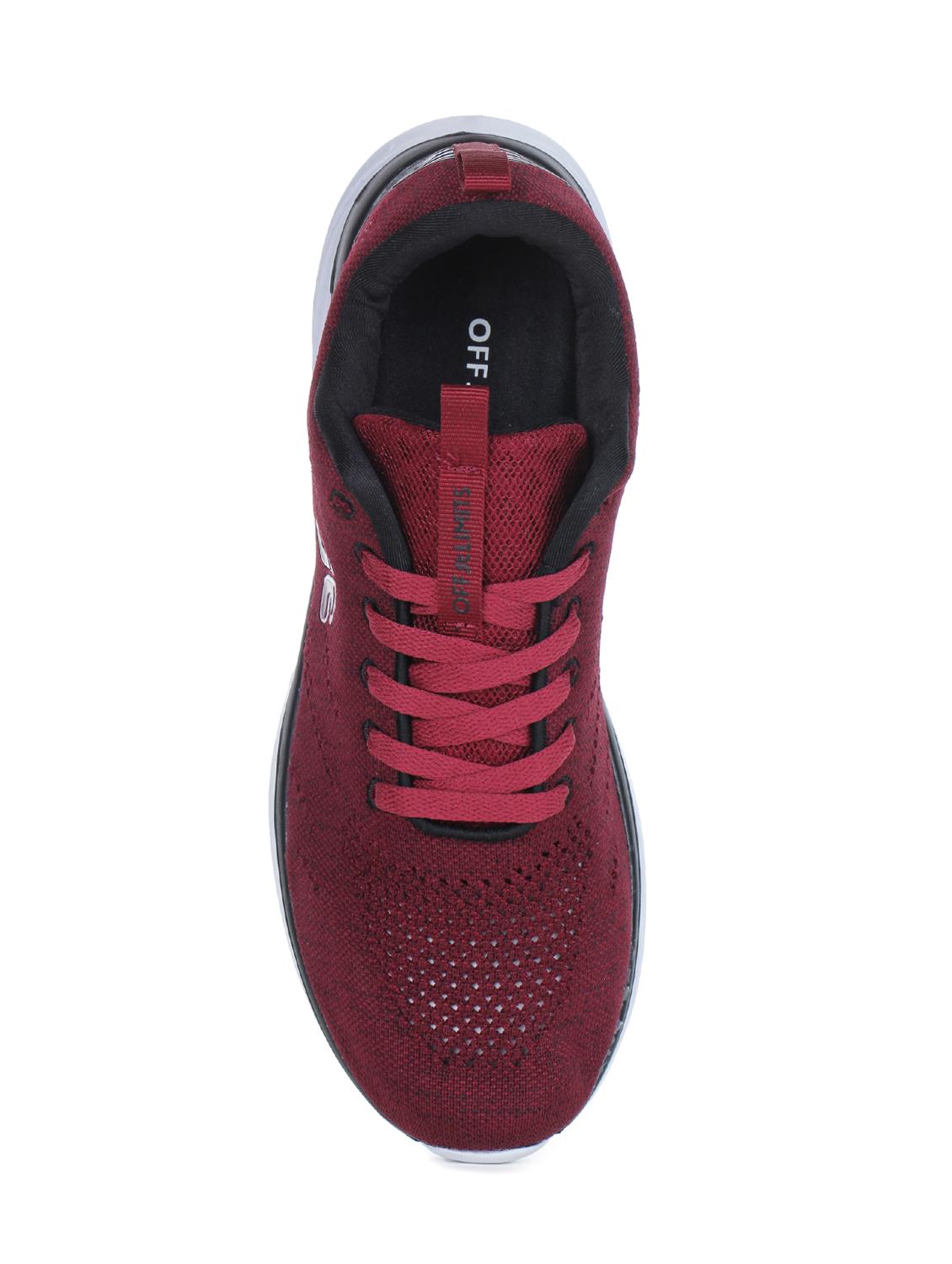 maroon fabric sport shoes - 15883177 - Standard Image - 3