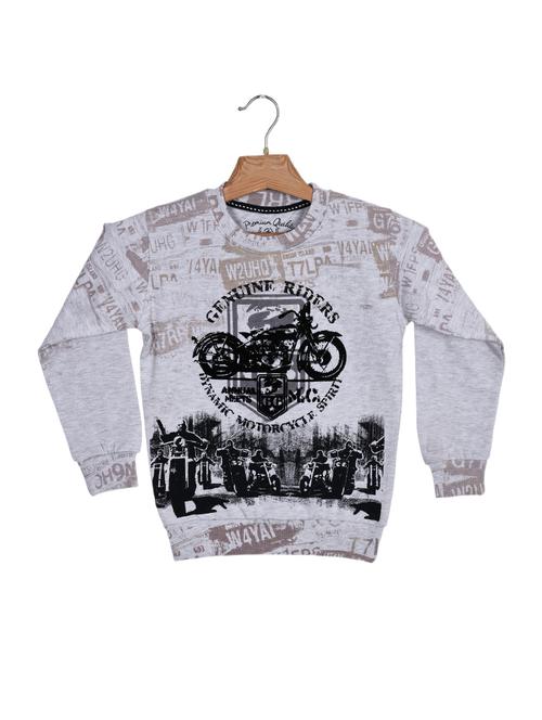 white cotton sweatshirt - 15884874 - Standard Image - 0