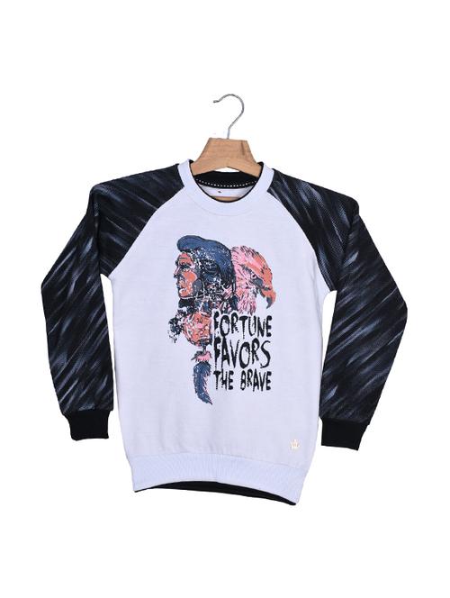 white cotton sweatshirt - 15884881 - Standard Image - 0