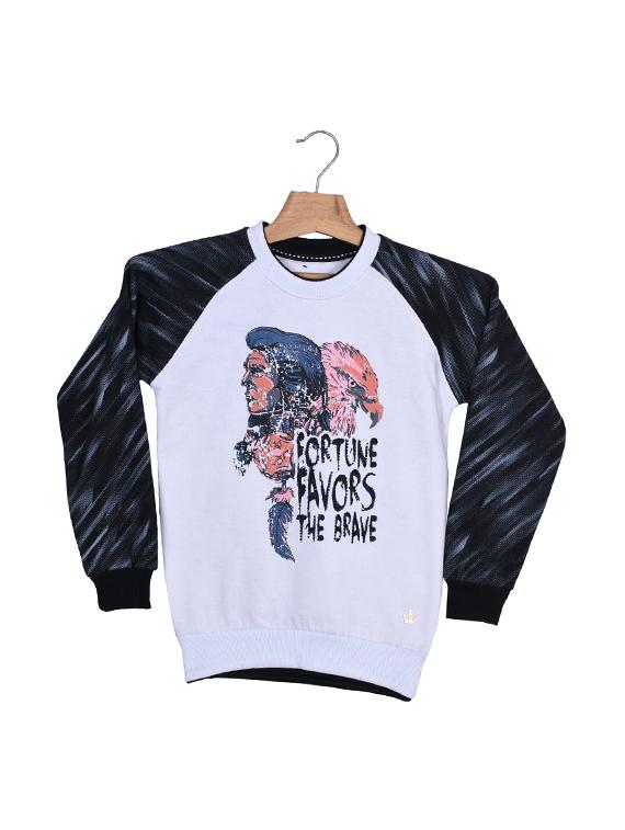 white cotton sweatshirt - 15884881 - Zoom Image - 0