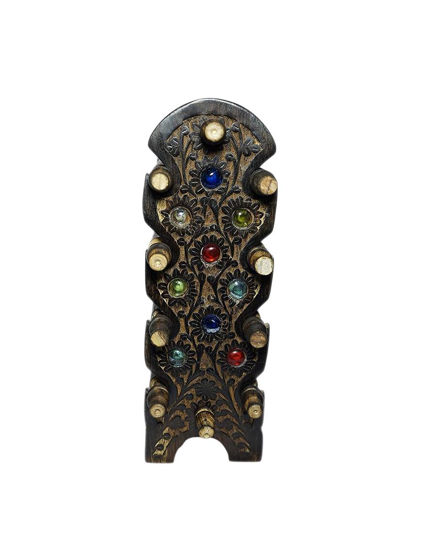 desi karigar wooden bangle stand/antique look wooden bangle holder - 15887459 - Standard Image - 3