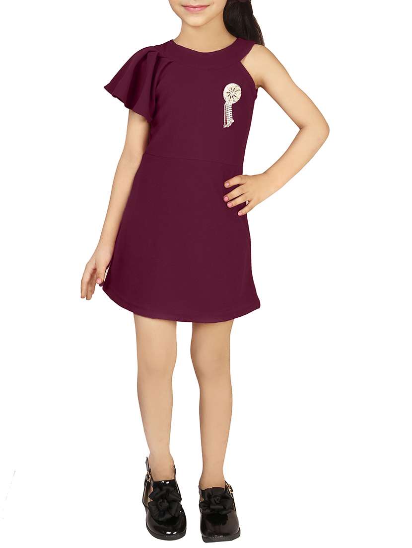 purple cotton frock - 15893048 - Zoom Image - 0