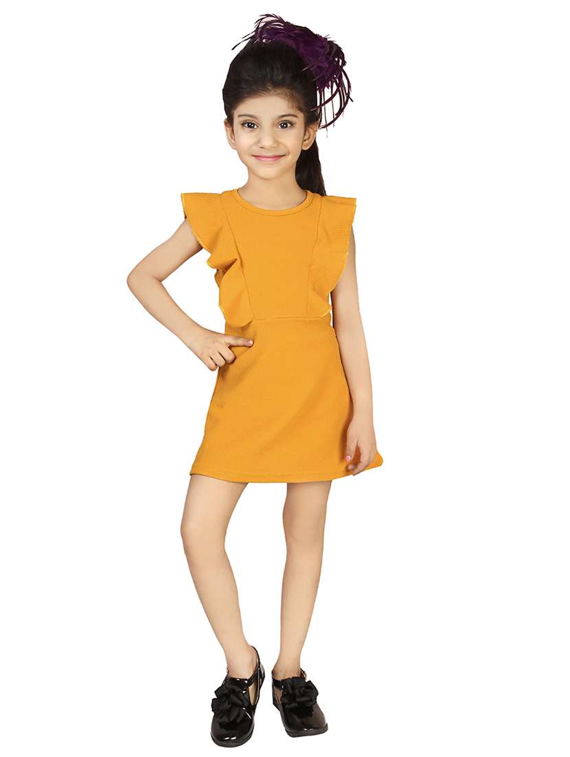 yellow cotton frock - 15893053 -  Standard Image - 3