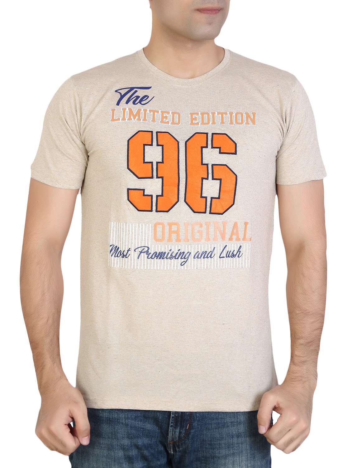 men front print short sleeve t-shirt - 15893906 -  Zoom Image - 0