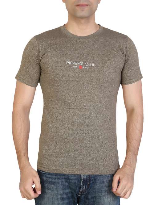 brown cotton blend  t-shirt - 15894011 -  Standard Image - 0