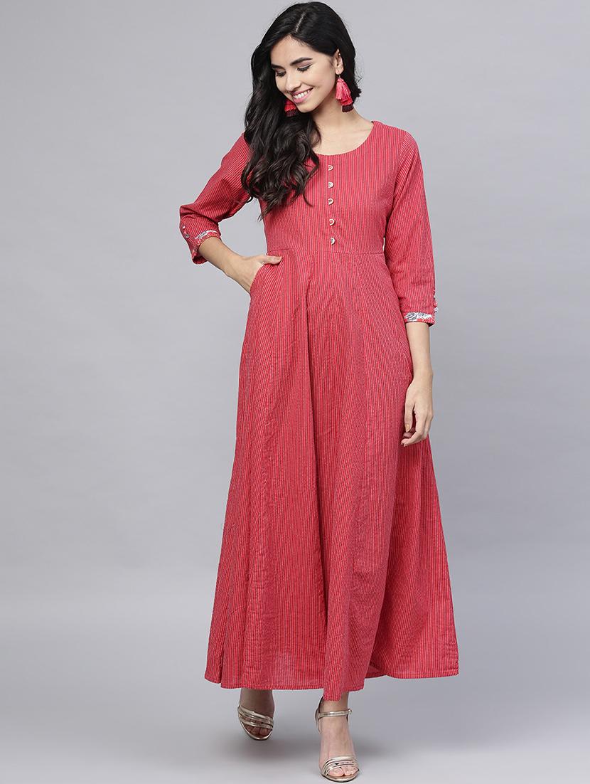 layered printed dress - 15894303 - Standard Image - 3