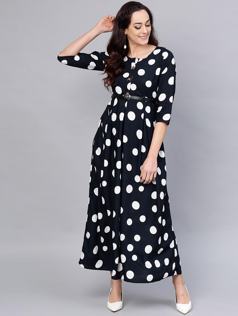 flared polka dot dress - 15894320 - Zoom Image - 0