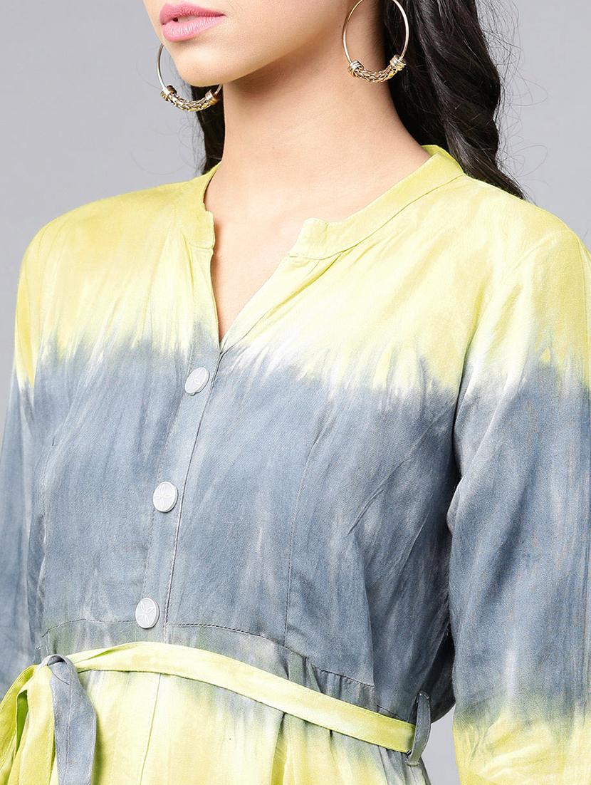 flared tie & dye dress - 15894324 - Standard Image - 3