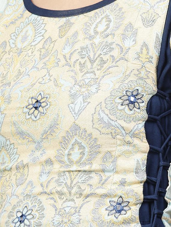 layered motifs dress with tassels - 15894326 - Standard Image - 3