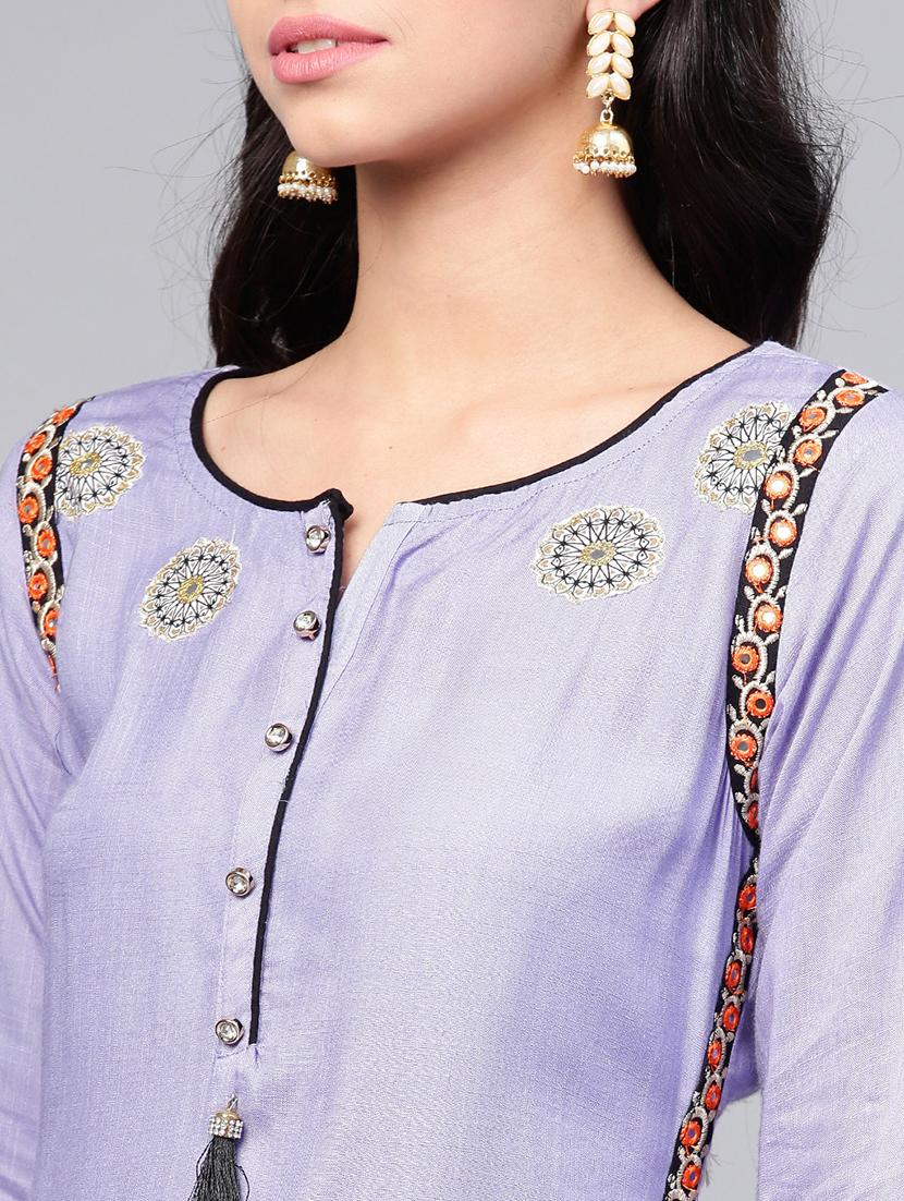 straight printed kurta - 15894337 - Standard Image - 3