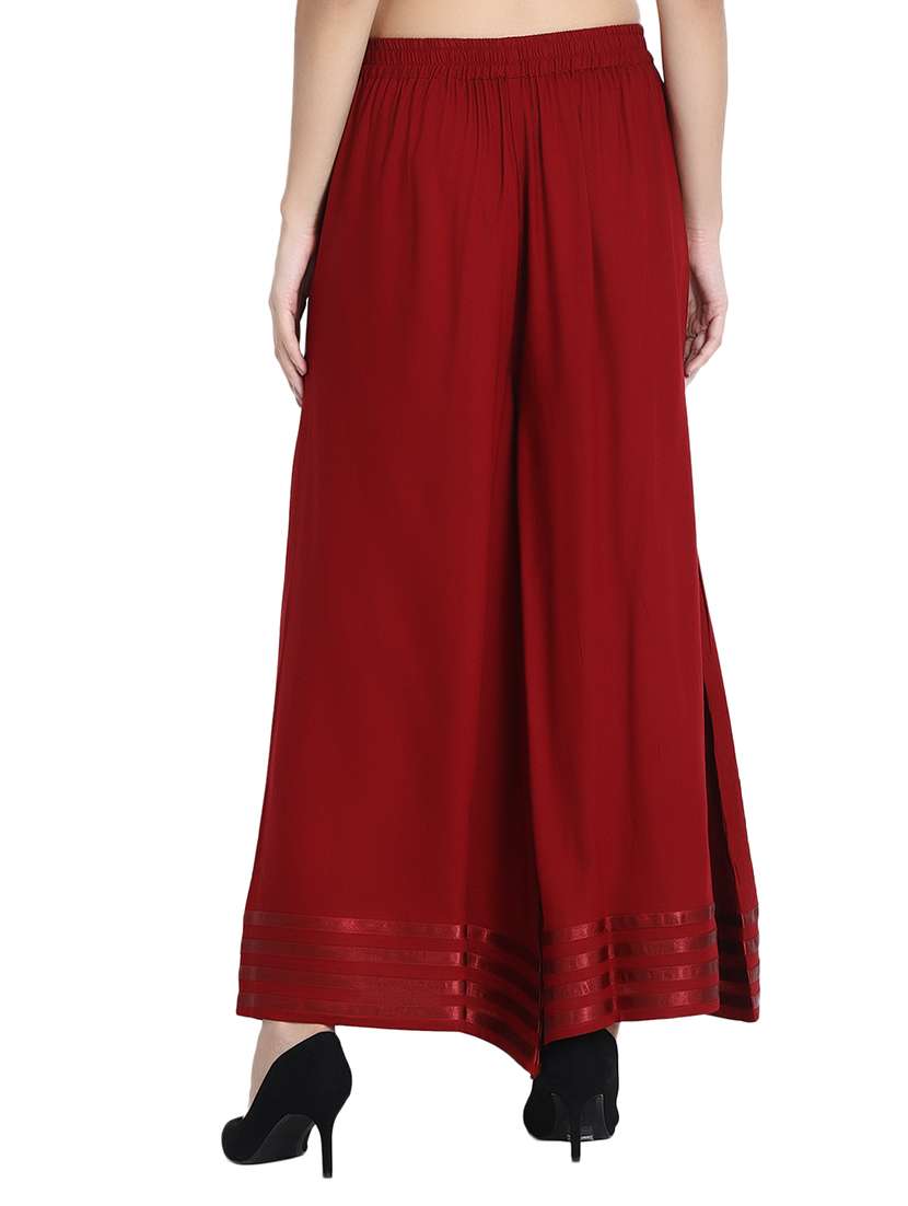 set of 2 flared palazzos - 15901328 -  Standard Image - 3