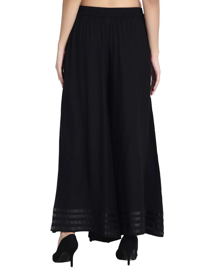 set of 2 flared palazzos - 15901330 -  Standard Image - 3