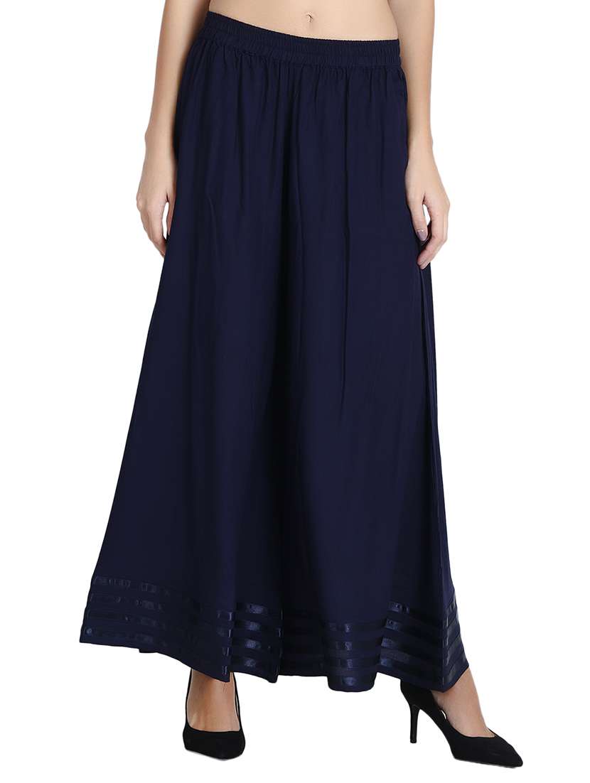 set of 2 flared palazzos - 15901330 -  Standard Image - 5