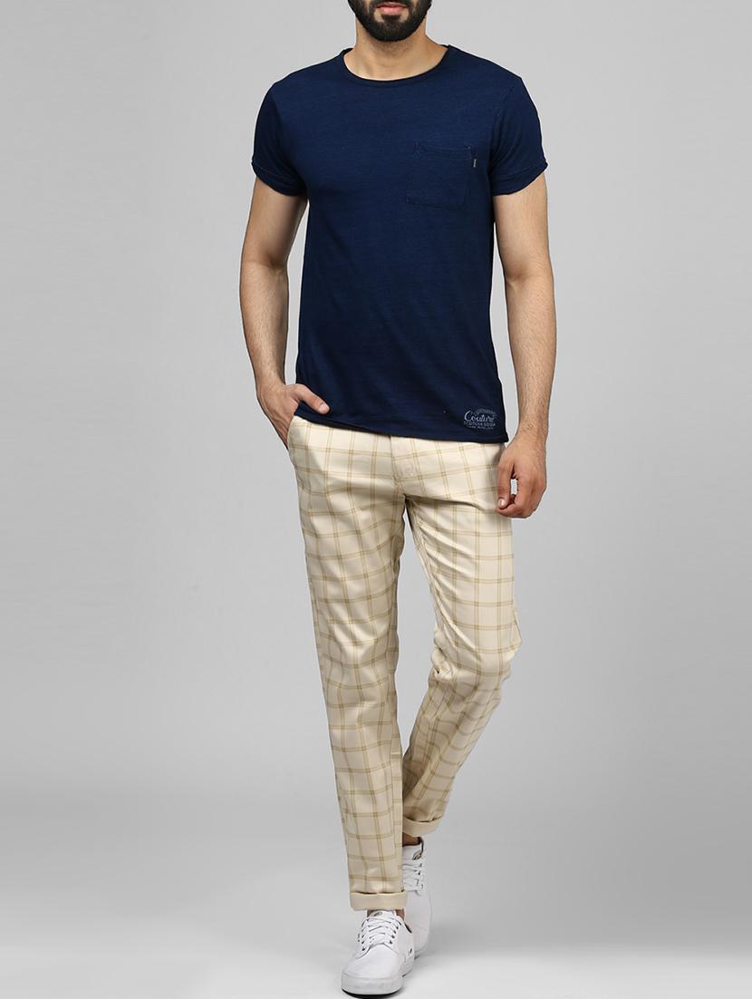 beige cotton chinos - 15901351 - Standard Image - 3