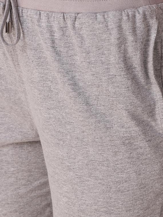 crossover crop top & jogger set - 15901572 - Standard Image - 3
