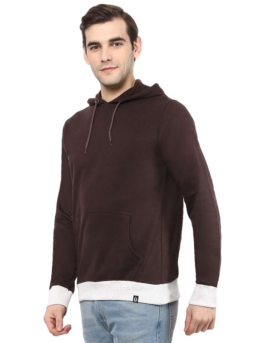 brown cotton sweatshirt