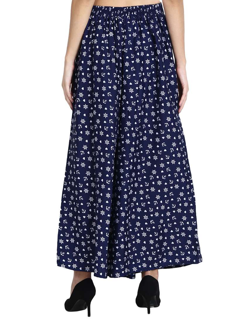 set of 2 flared palazzos - 15902393 -  Standard Image - 3