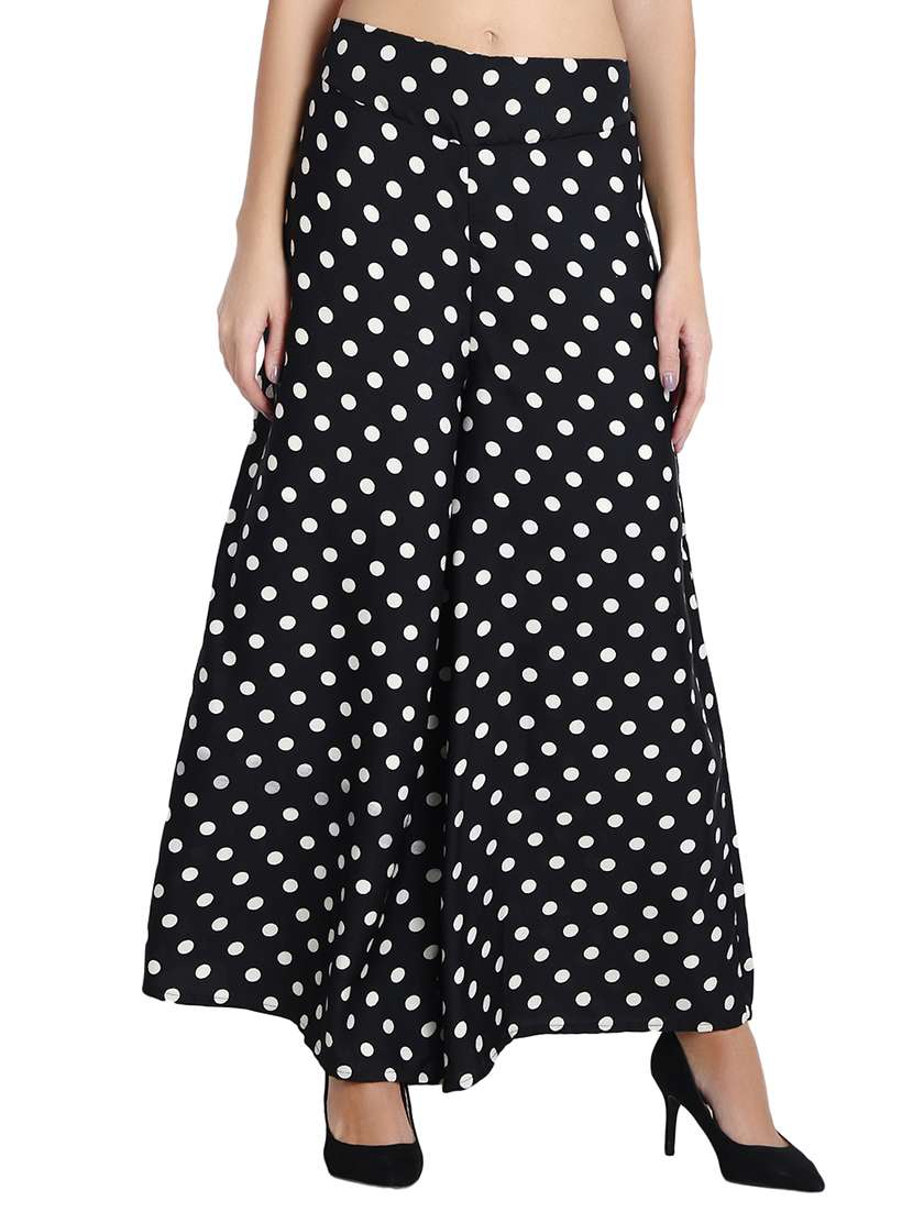 set of 2 flared palazzos - 15902393 -  Standard Image - 5