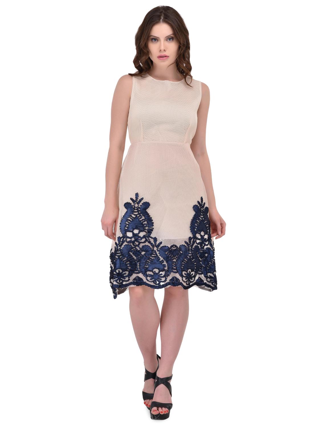 women's self design dress - 15902669 - Zoom Image - 0