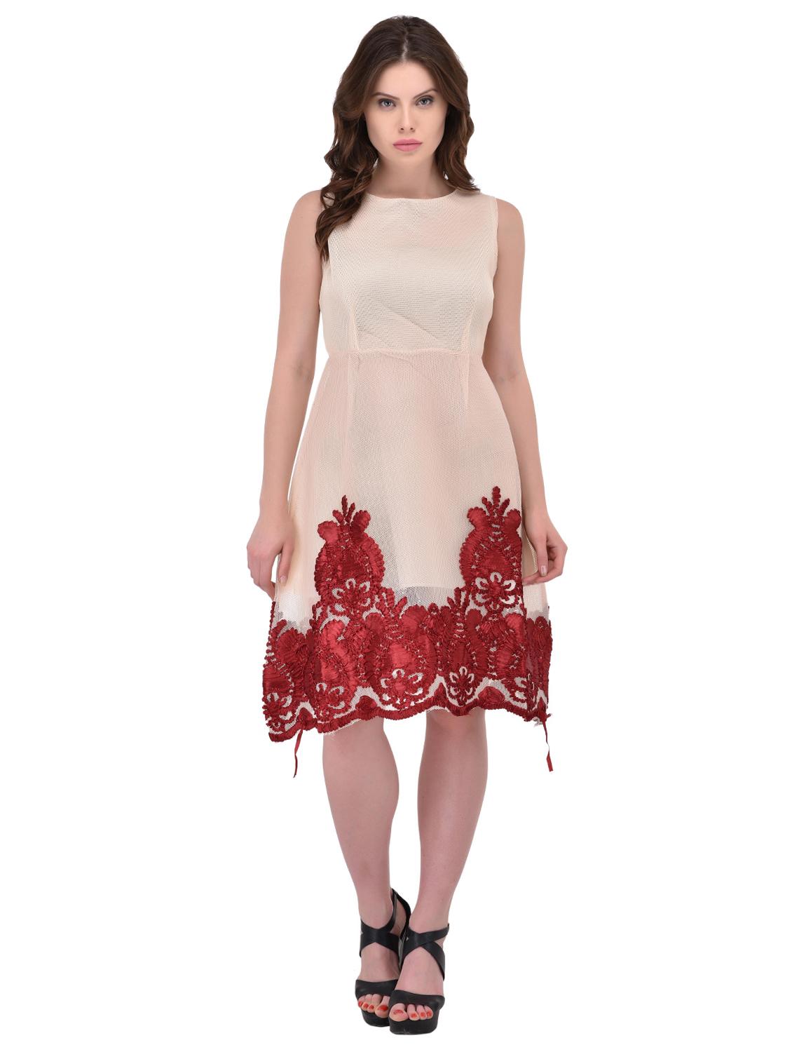 women's self design dress - 15902670 - Zoom Image - 0
