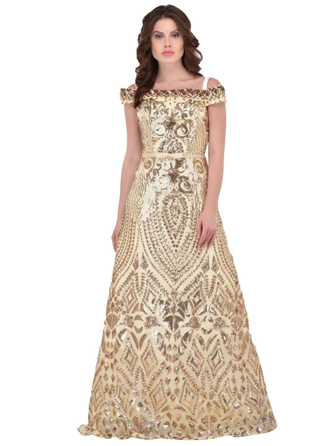 women's fit & flare maxi dress - 15902677 -  Zoom Image - 0