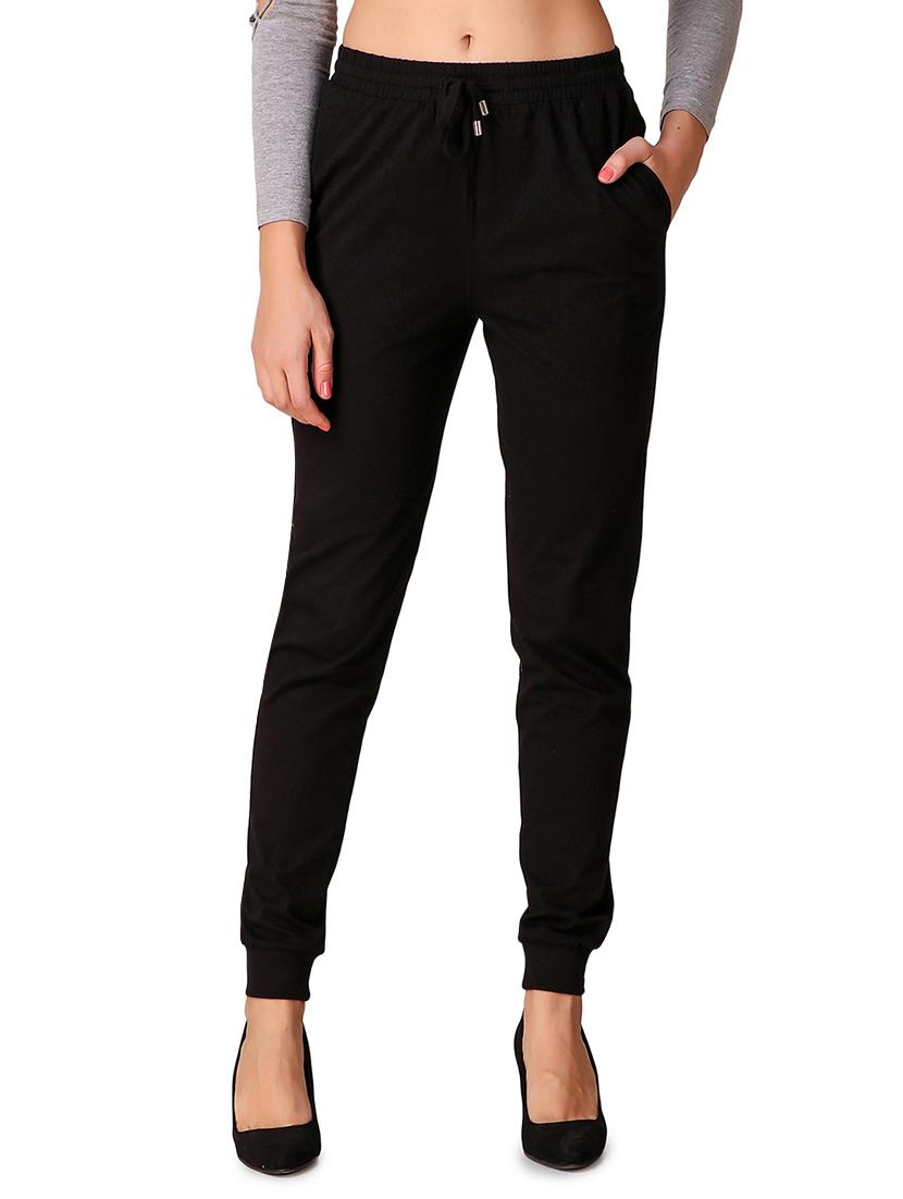 drawstring waist solid jogger - 15903367 - Zoom Image - 0