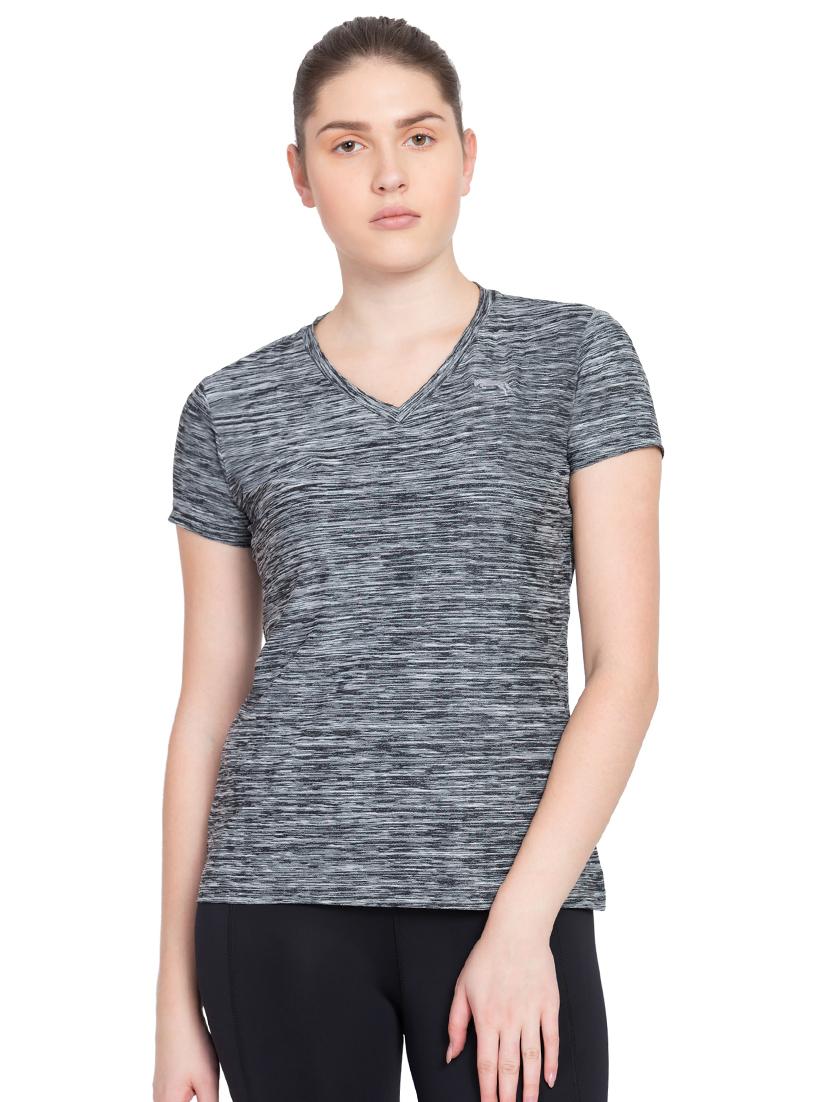v-neck melange tee - 15906652 - Zoom Image - 0