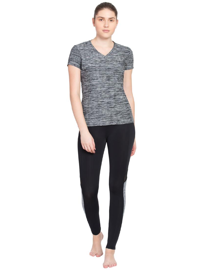 v-neck melange tee - 15906652 - Standard Image - 3