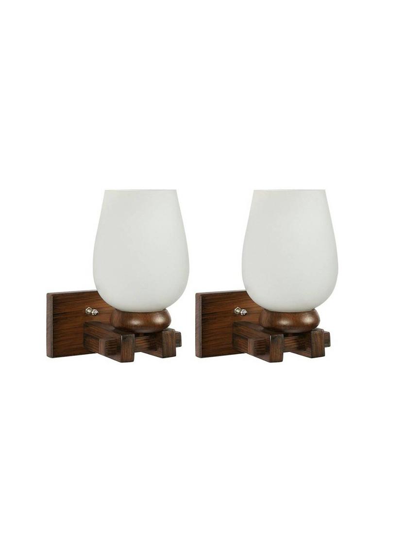 lakshya designer hand decoraive colorful sconce glass wall lamp light (setbof two) dx011 - 15910037 - Zoom Image - 0
