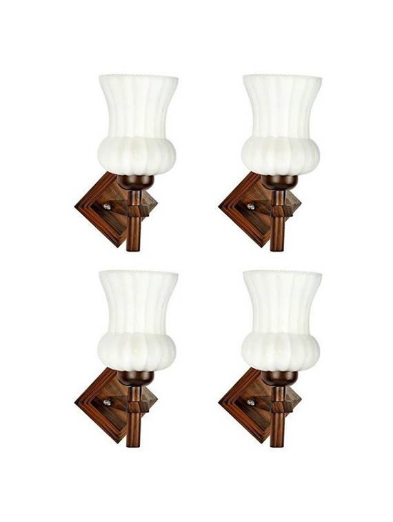 lakshya designer hand decoraive colorful sconce glass wall lamp light(set of four) dx012 - 15910038 - Zoom Image - 0