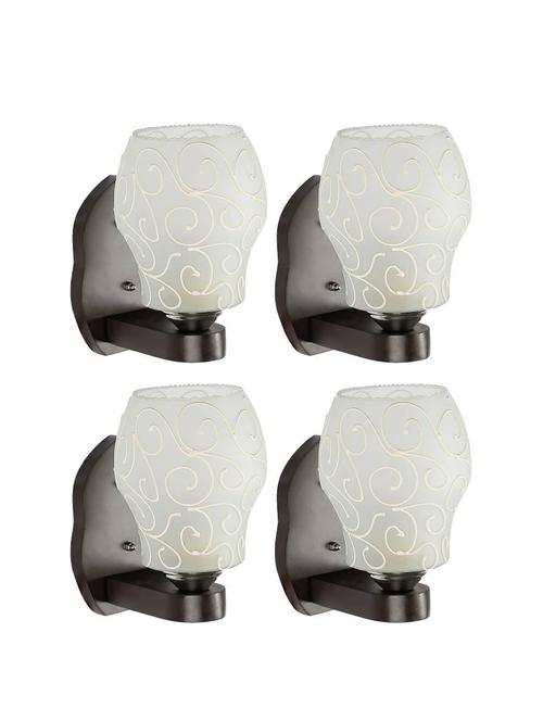 lakshya designer hand decoraive colorful sconce glass wall lamp light(set of four) dx031 - 15910057 - Standard Image - 0