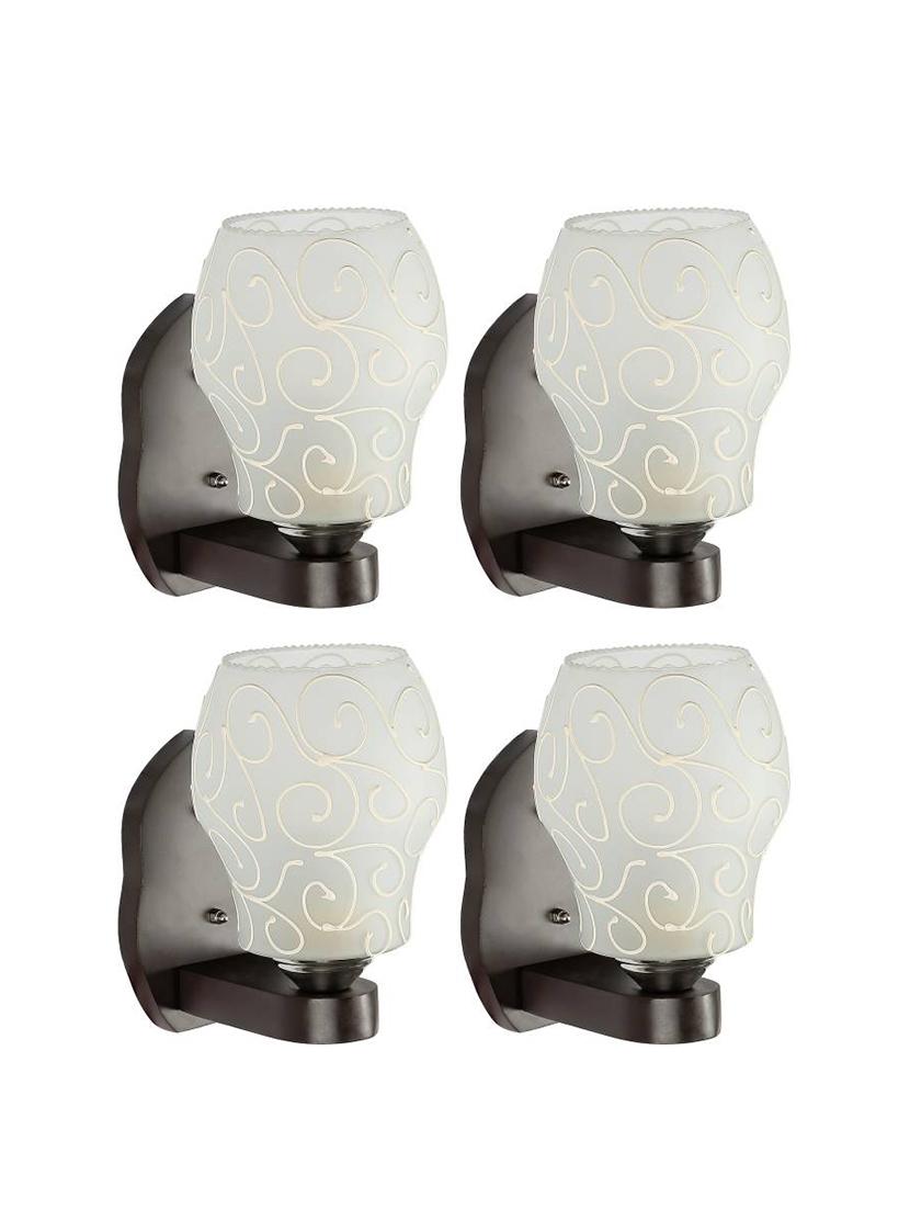 lakshya designer hand decoraive colorful sconce glass wall lamp light(set of four) dx031 - 15910057 - Zoom Image - 0
