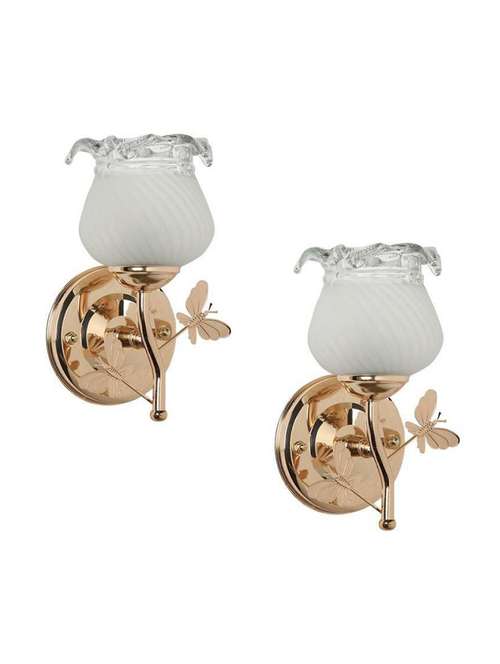 lakshya designer hand decoraive colorful sconce glass wall lamp light(set of two) dx035 - 15910061 - Standard Image - 0